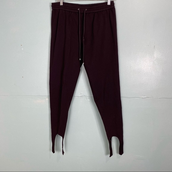 Theory Ponte Stirrup Leggings‎ Plum Sz M - Picture 2 of 10